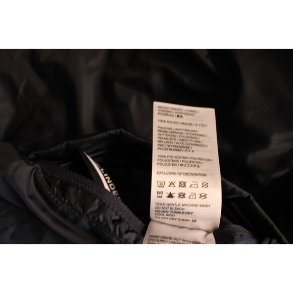 J. Linderderg Women's Reversible Puffer Jacket Size Large Navy Blue - Picture 9 of 12